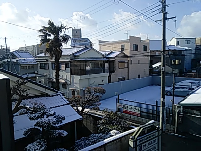 雪～！
