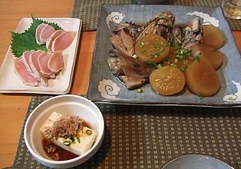 男の料理　「The ぶり大根」