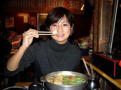 「予約のとれないもつ鍋屋さんへ♪」 