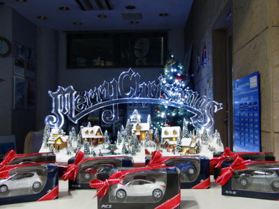 ミニカー☆クリスマス仕様