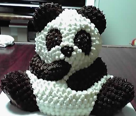 パンダのケーキ