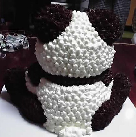 パンダのケーキ