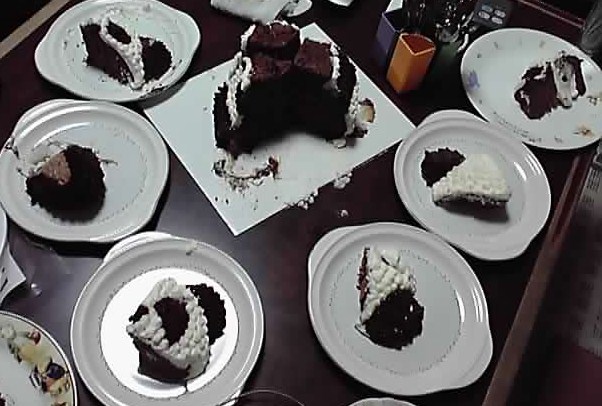 パンダのケーキ