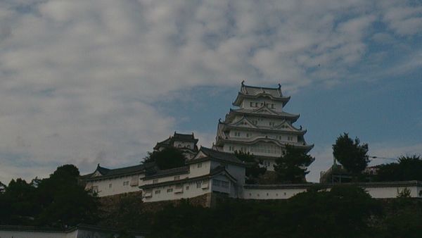 姫路城、お色直し