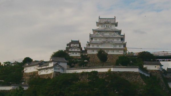 姫路城、お色直し