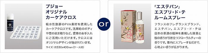 プジョー メンテナンスキャンペーン