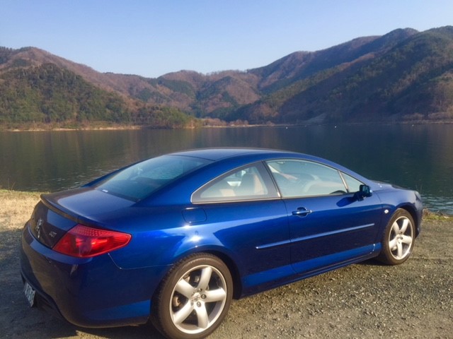 クーペ407で琵琶湖ドライブ