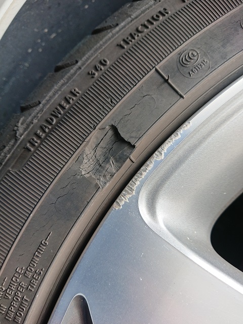 タイヤのチェック