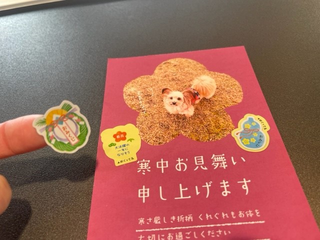 寒中見舞い(*^^)